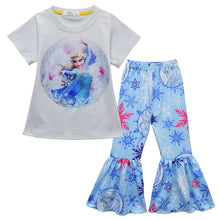 Load image into Gallery viewer, Kids T-Shirt + Bell Bottoms Two Piece Sets