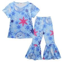 Load image into Gallery viewer, Kids T-Shirt + Bell Bottoms Two Piece Sets