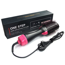 Cargar imagen en el visor de la galería, One Step 4-IN-1 Rotating Hot air Brush - Hair Blow Dryer &amp; Volumizer 1000W