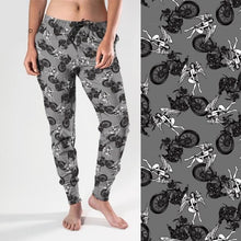 Load image into Gallery viewer, Ladies 2021 New Style Streetwear Joggers - Motorcycles &amp; Angels Print