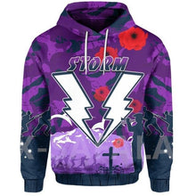 Load image into Gallery viewer, Melbourne ANZAC 3D Printed Hoodies