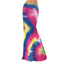 Cargar imagen en el visor de la galería, Assorted Rainbow Printed Ladies Long Skirts