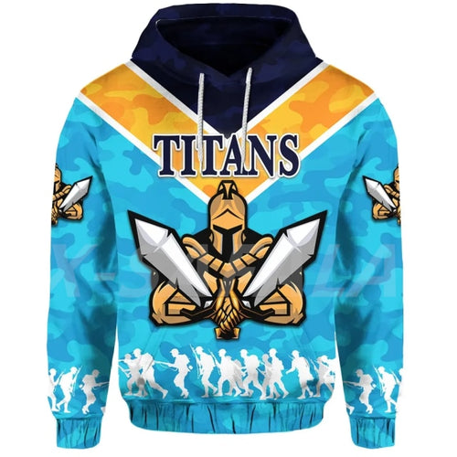 Titans/Suns 3D Assorted Printed Hoodies - XS-L