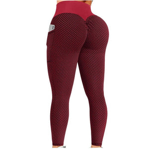 Womens HOT Seamless Butt Lifting Mesh Leggings - 2 Styles With Pockets