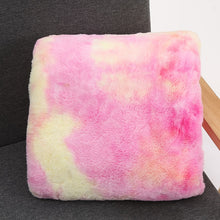Cargar imagen en el visor de la galería, Soft Fluffy Pastel Rainbow Tie-Dye Throw Blankets