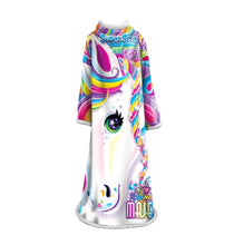 Load image into Gallery viewer, 3D Assorted Unicorn Printed Oversized Blankets