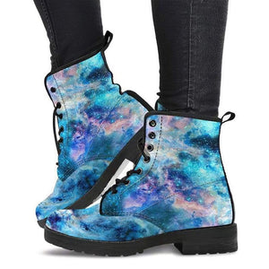Ladies Boho Galaxy Fashion Lace-Up Boots