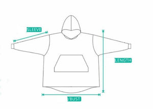 Assorted Unisex 3D Printed Oversized Sherpa Hoodies With Pocket
