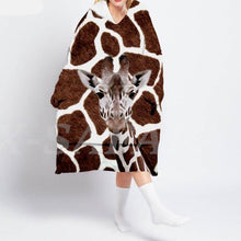 Laden Sie das Bild in den Galerie-Viewer, Assorted Unisex 3D Printed Oversized Sherpa Hoodies With Pocket