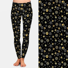 Load image into Gallery viewer, Ladies Assorted Dog Paws Printed Leggings