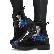 Load image into Gallery viewer, Womens Alice In Wonderland Fashion Ankle Boots