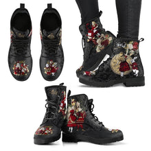 Load image into Gallery viewer, Womens Alice In Wonderland Fashion Ankle Boots