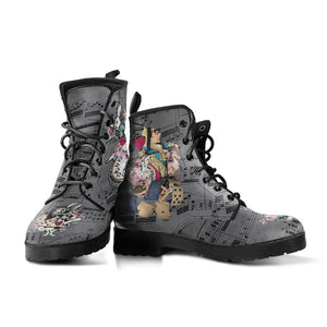 Womens Alice In Wonderland Fashion Ankle Boots