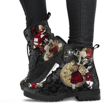 Load image into Gallery viewer, Womens Alice In Wonderland Fashion Ankle Boots