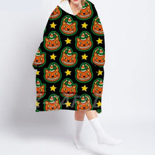 Load image into Gallery viewer, Spooky Halloween 3D Wearable Sherpa Oversized Hoodie