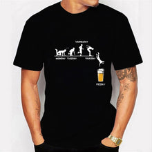 Load image into Gallery viewer, Friday Beer &amp; Wine Printed T-Shirts