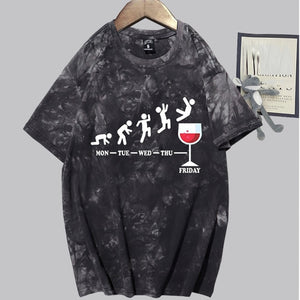 Friday Beer & Wine Printed T-Shirts