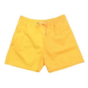 Mens Patterned Colour Changing Quick Drying Beach Shorts