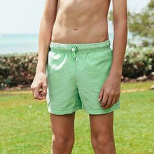 Carica l&#39;immagine nel visualizzatore di Gallery, Mens Patterned Colour Changing Quick Drying Beach Shorts