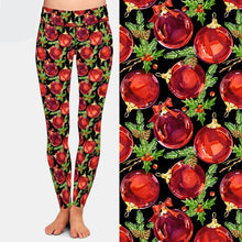 Laden Sie das Bild in den Galerie-Viewer, Ladies Christmas 3D Gingerbread Printed Leggings