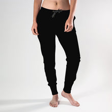 Cargar imagen en el visor de la galería, Womens New Style Streetwear Solid Black Joggers With Pockets