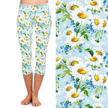Laden Sie das Bild in den Galerie-Viewer, Ladies Assorted Floral Printed Capri Leggings