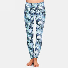 Laden Sie das Bild in den Galerie-Viewer, Ladies New Abstract Plants Printed Leggings