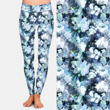 Laden Sie das Bild in den Galerie-Viewer, Ladies New Abstract Plants Printed Leggings