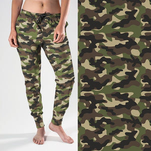 Ladies New Style Streetwear Joggers - 3D Camouflage Prints With Pockets