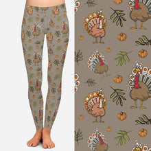Load image into Gallery viewer, Ladies 3D Thanksgiving Printed Fashion Leggings
