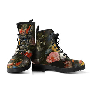 Ladies Floral Styles Fashion Lace-Up Boots