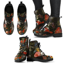 Laden Sie das Bild in den Galerie-Viewer, Ladies Floral Styles Fashion Lace-Up Boots