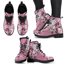 Carica l&#39;immagine nel visualizzatore di Gallery, Ladies Floral Styles Fashion Lace-Up Boots