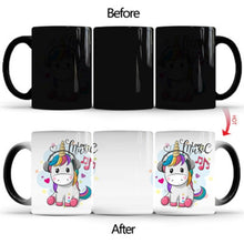 Load image into Gallery viewer, New 350mL Magic Cartoon Unicorn Colour Changing Mug