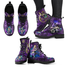 Load image into Gallery viewer, Womens Gorgeous Purple Alice In Wonderland Boots