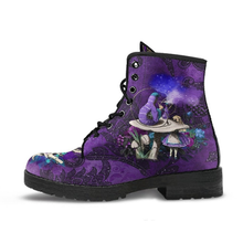 Load image into Gallery viewer, Womens Gorgeous Purple Alice In Wonderland Boots