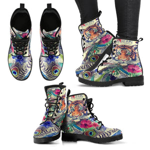 Womens TERRIFIC Tiger Printed Fashion Ankle Boots