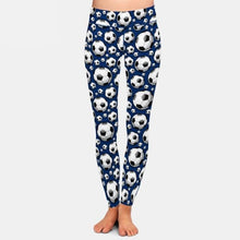 Load image into Gallery viewer, Ladies 3D Assorted Flaming Balls Printed Leggings