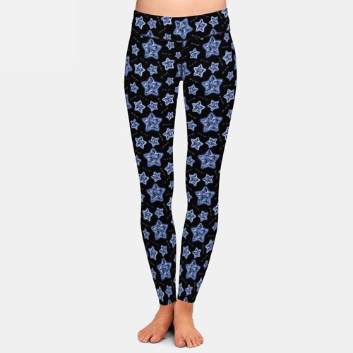 Ladies 3D Stars Printed Leggings