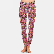 Load image into Gallery viewer, Ladies 3D Cartoon Monster Printed Leggings