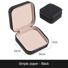 Load image into Gallery viewer, Cute Mini Portable Travel Leather Jewellery Box/Organizer