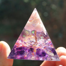 Load image into Gallery viewer, Gorgeous Natural Orgonite Pyramid Crystals