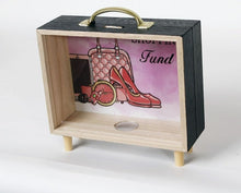 Carica l&#39;immagine nel visualizzatore di Gallery, Vintage Look Wooden Case Money Boxes