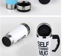 Charger l&#39;image dans la galerie, 500ml Travel Automatic Self Stirring Stainless Steel Mugs