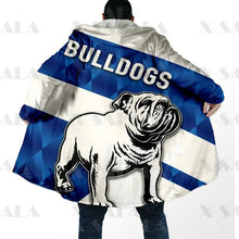Load image into Gallery viewer, Assorted Anzac Day Indigenous Printed NRL Duffle Hooded Cloaks - Titans &amp; Bulldogs
