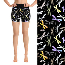 Laden Sie das Bild in den Galerie-Viewer, Ladies Lovely 3D Colourful Dragonfly Printed Shorts