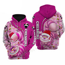Load image into Gallery viewer, The Cheshire Cat 3D Printed Flannelette Hoodies