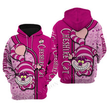 Load image into Gallery viewer, The Cheshire Cat 3D Printed Flannelette Hoodies
