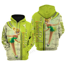 Charger l&#39;image dans la galerie, TinkerBell 3D Printed Flannelette Hoodies