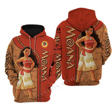 Load image into Gallery viewer, Moana 3D Printed Flannelette Hoodies
